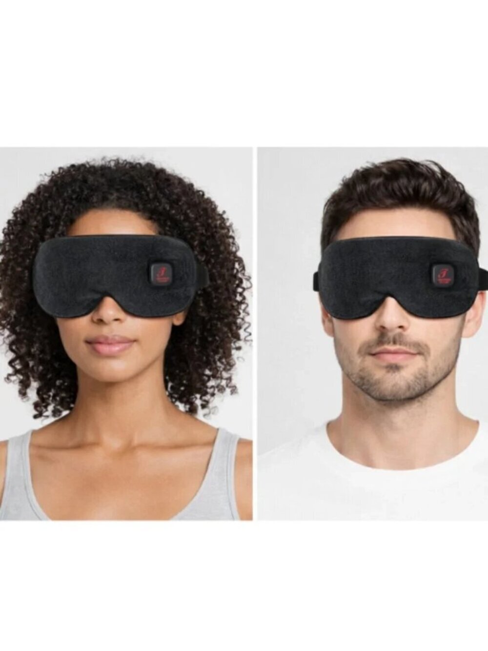 Cordless Rechargeable Heated Eye Mask Black – Warm Compress Dry Eye Relief